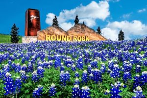 Round Rock Welcome Sign